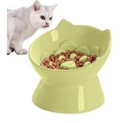 Générique Gamelles Surélevées Chat Écuelle en Céramique de Repas