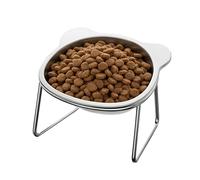 Générique Gamelles Surélevées pour Chat - Gamelle en antidérapante,Bol Anti-Fuite pour Eau et Nourriture - Idéal pour Chats Chiots à la Maison Salon Sol Intérieur Extérieur Coin