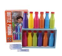 Générique Games Family, Bottle Color Game, 5.51 inches Interactive Fun Toy with PP Paper Material, Children Group Activity for Indoor Outdoor Night Game, Home, Multicolor