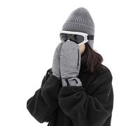 Générique Gants Chauffant De Moto Cuir Femme Winter Gloves Gants VTT Homme Velo Rechargeable Running Polaire Tactique en Dentelle Vélo Hiver sous Long Noir