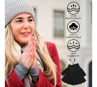 Générique Gants Chauffants pour Femmes,Gants Chauffants pour Hommes | Chauffage Hommes Femmes d'hiver sans Doigts | de dactylographie à Tricoter, Gants de Travail à Isolation Thermique po