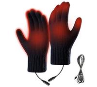 Générique Gants Chauffants pour Femmes, Gants Chauffants USB 3 Niveaux, Équipement pour Ski Snowball Randonnée Moto Pêche Jardinage