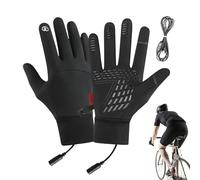 Générique Gants Chauffants pour Homme | Gants de Ski Chauffants - Recharge USB Imperméables Antidérapants Compatibles Écran Tactile | pour Temps Froid Cyclisme Randonnée Sports Hiver