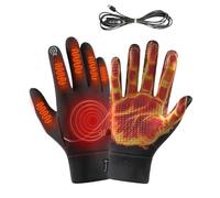 Générique Gants Chauffants pour Les Femmes - pour Conduire - Moufles Chauffantes USB Tactiles pour Temps Froid Trajets Domicile-Travail Déneigement Passionnés des Sports d'hiver et de Photographie