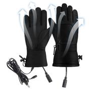 Générique Gants Chauffants USB | Gants Chauffants imperméables d'extérieur pour écran Tactile | Fournitures d'hiver Gants Coupe-Vent pour l'alpinisme randonnée Cyclisme