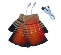 Générique Gants Chauffants USB,Gants Chauffants sans Doigts,Gants d'hiver USB sans Doigts pour Hommes | Mitaine chauffante Chaude d'hiver, Gants Chauffe-Mains pour la dactylographie, la Conduite