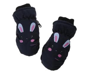 Générique Gants Coupe-Vent pour Gants de Ski élégants pour Tout-Petits Mitaines épaisses et Chaudes de Dessin animé pour pour garçons et Filles Conception de Lapin pour Les