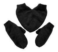 Générique Gants D’hiver En Forme De Cœur - Moufles Tricotées Chaudes - Gants Pour Couple Se Tenant La Main | Romantique Pour Amoureux | Accessoire En Laine Douillet Pour Femme Et