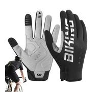 Générique Gants de Cyclisme Thermiques,Gants de Cyclisme Chauds, de Ski à écran Tactile - Mitaines Respirantes à Doigts complets, Gants réfléchissants pour la Course à Pied, Le, la Conduite et la