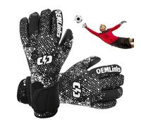 Générique Gants De De But - Respirant, Anti-Dérapant, Épais, Élastique Et Confortable | Protection des Doigts Gants de Football | pour Adolescents et Adultes