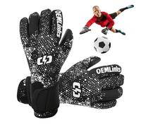 Générique Gants De Football pour Gardien De But | Anti-Dérapant, Épais, Élastique et Confortable,avec Protection des Doigts pour Le Football | pour Garçons, Filles, Adultes, Adolescents Et Famille