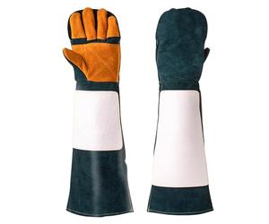 Générique Gants De Manipulation d'animaux - Cuir, Gants De Protection, Anti-Morsure | Gantsde Dressage De Chiens, Gantsde Maître-Chien pour La Pølïcê Ķ9 Training Schutzhund