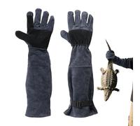 Générique Gants de Manipulation d'Animaux Résistants aux Morsures | Gants De Protection Anti-Rayures 60 Cm,Équipement De Protection Pour Manipulation Reptile Oiseau Chien Chat Toilettage