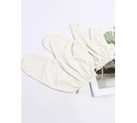 Générique Gants de Massage en Soie Brute, Anti-Cellulite, exfoliants avec élastiques aux Poignets, for brossage à Sec, Massage et Peau éclatante(2ps)