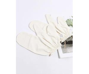 Générique Gants de Massage en Soie Brute, Anti-Cellulite, exfoliants avec élastiques aux Poignets, for brossage à Sec, Massage et Peau éclatante(2ps)