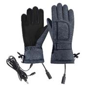 Générique Gants de Moto Chauffants,Gants Chauffants USB Coupe-Vent | Électrique pour le ski, le cyclisme, la randonnée, fournitures d'hiver