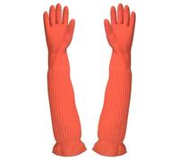 Générique Gants De Nettoyage Réutilisables, Vaisselle De Cuisine Longs En Caoutchouc, Ménage Imperméables Pour La Peinture De Jardin À La Maison