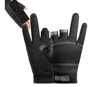 Générique Gants de pêche à Doigts Ouverts,Gants de pêche à 3 Doigts | de sur Glace 3 Coupes, protège-Doigts Unisexe - Protège-Doigts Unisexe, Gants Chauds et froids pour Hommes, Gants Respirants et