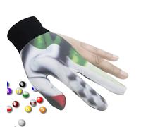 Générique Gants de Piscine Main Gauche,Gants de Queue de Billard - de Piscine de tir Respirants à Trois Doigts - de Sport antidérapants à Doigts Ouverts, Gants de Billard à Haute élasticité pour l'e