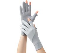 Générique Gants De Protection Solaire - Nylon 22,3x8,4cm UPF 50+ Mitaines | Manchette Antidérapante Écran Tactile Anti-UV pour Conduite | Légers Été Extérieur Sport Golf Pêche Course Cyclisme Voyage