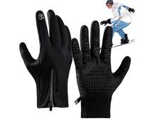 Générique Gants de Running Imperméables Gants Isolants Tactiles | Mitaines de Moto à Prise Antidérapante Pour Hiver, Ski, Moto, Randonnée, Camping, Activités Extérieures Quotidiennes,