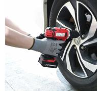 Générique Gants de Travail 12 pcs Gris et Noir 10 / XL Polyester,Entreprise & Industrie,Équipement de Protection,Gants de sécurité,Noir,0.78 KG,42020706