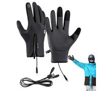 Générique Gants de Travail Chauffants,Gants Chauffants pour Femmes, électriques avec Doigts tactiles | résistants à l'eau, équipement pour Temps Froid pour la pêche, Le Snowboard