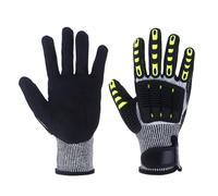 Générique Gants de travail protecteurs résistants à l'usure et résistants aux coupures Gants de travail de sécurité anti-vibration de sécurité