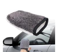 Générique Gants détaillant l'auto Professionnel - Gants de Lavage de Peinture de Voiture intérieure | de décontamination en Outil de Nettoyage en Cuir Gris Gris entrelacé Cruscotto Cuttto Scene