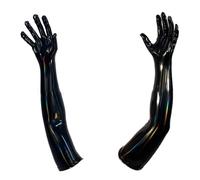 Générique Gants élégants en cuir PU brillant pour | Cuir PU brillant pour rassemblements formels et soirées dansantes, jeux de rôle, vêtements pour occasions