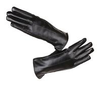 Générique Gants en Cuir Noir - Gants Thermiques Longs sans Doigts en PU pour Femmes | De Conduite Coupe d'hiver avec Écran Tactile Et Poignée Antidérapante