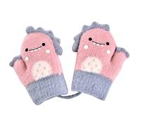 Générique Gants Enfant Hiver Moufle Mitaines Tricotées Pour Enfants Chauds D'hiver Thermique Bebe Mitaine Garcon Velo Ski Moufles Bébé Chaud Plein-Doigts Tricotés Sport Gloves Winter Fille En Coton