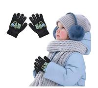 Générique Gants Enfant Hiver Moufles Warme Handschuhe Für Kinder Herbst Und Winter Chaud Ski Pour Bébé Demi-Doigts Enfants En Coton Moufle Bebe Pliables L'hiver Et L'automne D’hiver D'hiver Doublés