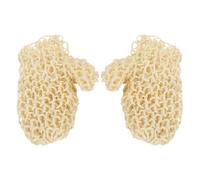 Générique Gants Exfoliants Corps Sisal Naturel Tressé Gants de Bain Lavables et Réutilisables pour Nettoyage Profond et Soin Peau Adaptés Femmes et Hommes Confortables et Portables