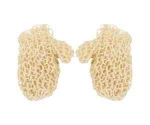 Générique Gants Exfoliants Corps Sisal Naturel Tressé Gants de Bain Lavables et Réutilisables pour Nettoyage Profond et Soin Peau Adaptés Femmes et Hommes Confortables et Portables