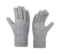 Générique Gants Femme Hiver- Gants Tactiles Moufles Hiver Thermiques Tricotées Double Couche Compatibles avec Les Écrans pour Le Vélo Et Activités De Plein Air Cyclisme Casual
