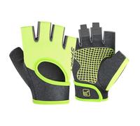Générique Gants Gants de Sport,Mitaines,Demi-Doigts,Dos Ouvert,pour entraînement Actif,Polyvalents,Printemps,été,Automne(Green,M)