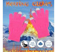 Générique Gants Long Gants Coupe-Vent Polaire Heating Gloves Tactile Homme Thermique Chauffant Rechargeable Hiver VTT Militaire De Moto Velo Imperméables en Cuir Femme Longs