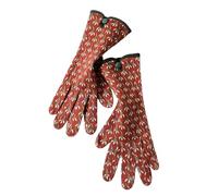 Générique Gants mitaines Toddler Women Autumn Winter Solid Color Padded Wool Knit Warm Gloves Mitaines pour femmes froid chaud hiver (Red, One Size)