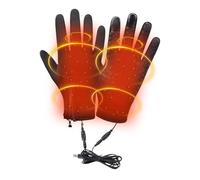 Générique Gants Moto Chauffants | Gants d'hiver Chauffants USB pour Vélos,Mitaines Tactiles Rechargeables pour Hiver Hommes Femmes Moto Vélo Randonnée Ski Sports Extérieur Conduite