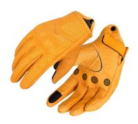 Générique Gants Moto en Cuir | Compatible Écran Tactile, Respirant, Réglable, Anti-Chute,Gants Moto et Vélo pour l'Outdoor - Trajet Routes Complexes Hommes Femmes