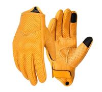 Générique Gants Moto en Cuir,Rétro Tactile Respirant Ajustable,Gants Moto Protecteurs - Trajet Routes Complexes Hommes Femmes