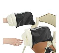 Générique Gants pour Poignées De Rollator | Moufles Imperméables Et Résistantes Au Vent,Gants d'hiver Doublés Velours avec Bandes Réfléchissantes,pour Hommes Et Femmes, Fauteuil Roulant, Plein Air