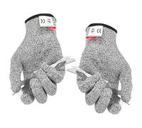 Générique Gants Résistants aux Coupures - Niveau 5 Polyéthylène | Gants Alimentaires Anti-Abrasion, Coupure et Perforation | Cuisine Jardin Menuiserie | Mains