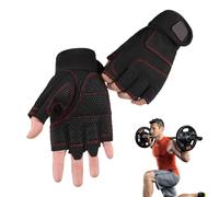 Générique Gants sans Doigts pour Hommes - Tactiques avec Jointures Dures | Paume Renforcée Antidérapante pour La Chasse, Le Vélo Et l'escalade, Protection Réglables.