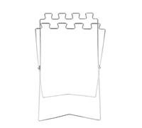 Générique Garbage Bag Holder Frame, Foldable Metal Waste Bag Stand with Anti-Slip Bracket for Yard, Cooking, Camping, Laundry, Balcony or Outdoor Trash Storage and Cleanup 56x32cm
