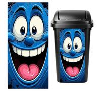 Générique Garbage Can Stickers, Cartoon Large Garbage Container Sticker | Recycling Container Decals For Renters Parents Dwellers Home Office School Restaurant Apartment Warehouse Construction Site