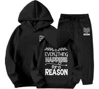 Générique Garçon Ensemble De Survêtement Pantalon Et Sweat Haut Top Manches Longues Tenue Automne Hiver Vêtements Sportswear Fille Bébé 1 Moi Idée Cadeau Gaming (Le noir,10-11 ans)