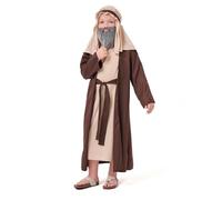 Générique Garçons Noël Nativité Joseph Costume Berger Les Citadins Aubergistes Costume Noël Nativité Jouer Fantaisie Robe pour Enfants XS - XL (M)