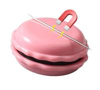 Générique Garde-Aiguille - Garde-Aiguille magnétique en Forme de Macaron - Accessoires de Couture, Porte-Aiguille magnétique pour Aiguille à Coudre de Broderie